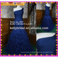 2014 Hot sale royal blue mermaid fishtail evening dress with one sholuder